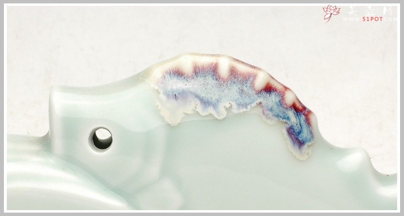 紫砂壶图片：宜兴青瓷-鱼乐文房杂件 - 宜兴紫砂壶网