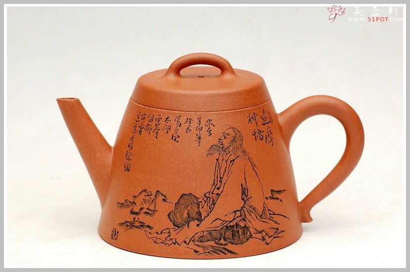 紫砂壶图片：降坡泥之高石瓢 - 宜兴紫砂壶网