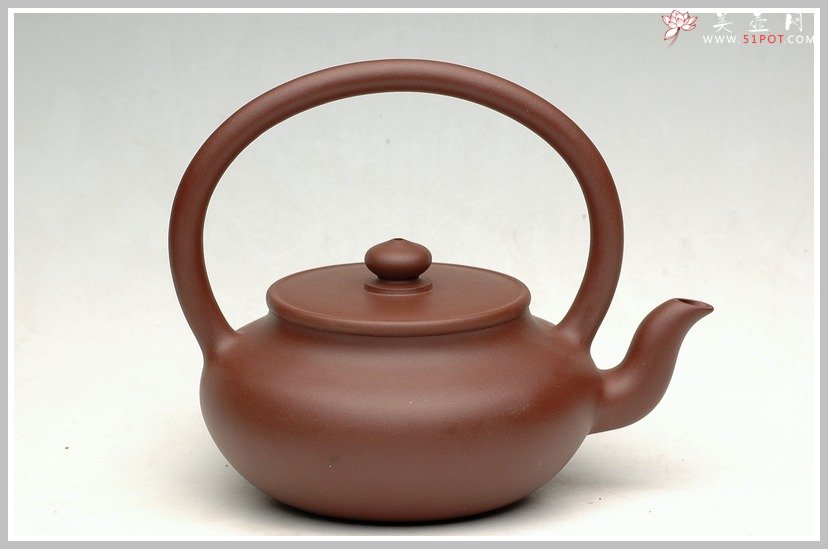 紫砂壶图片：全手旭茂提梁 - 宜兴紫砂壶网