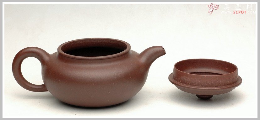 紫砂壶图片：全手一捺底刹瓦成型之仿古 - 宜兴紫砂壶网