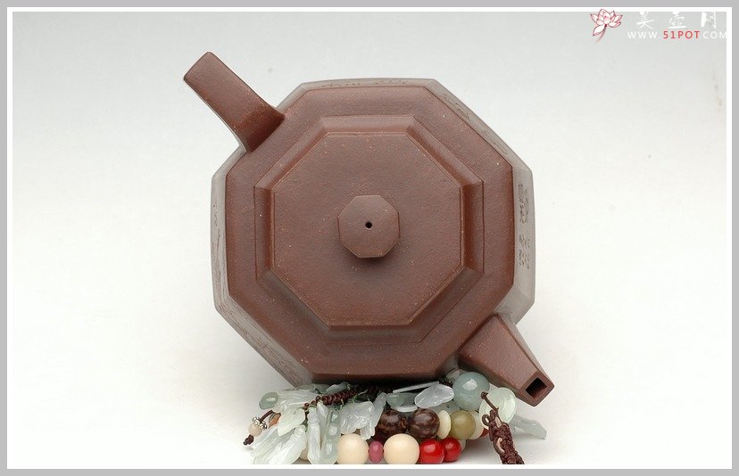 紫砂壶图片：全手大八方壶 - 宜兴紫砂壶网