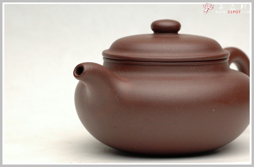 紫砂壶图片：全手一捺底刹瓦成型之仿古 - 宜兴紫砂壶网