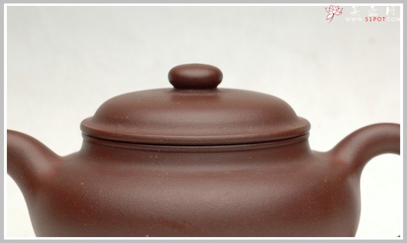 紫砂壶图片：全手一捺底刹瓦成型之仿古 - 宜兴紫砂壶网