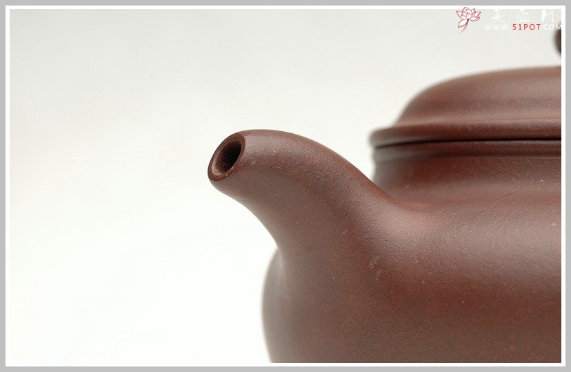 紫砂壶图片：全手一捺底刹瓦成型之仿古 - 宜兴紫砂壶网