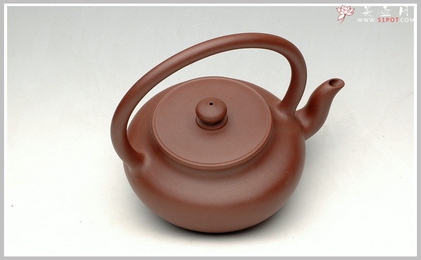 紫砂壶图片：全手旭茂提梁 - 宜兴紫砂壶网