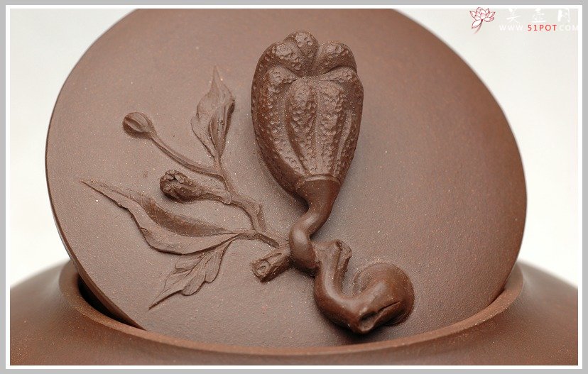 紫砂壶图片：薄胎精品花货-佛手 - 宜兴紫砂壶网