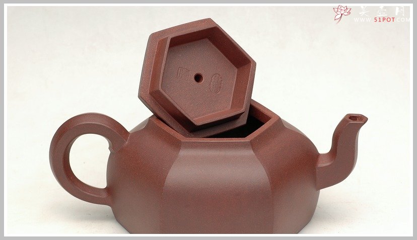紫砂壶图片：全手逸公六方 - 宜兴紫砂壶网