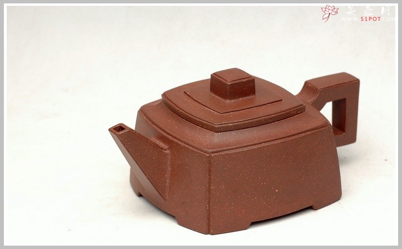 紫砂壶图片：全手之四方凌云 - 宜兴紫砂壶网