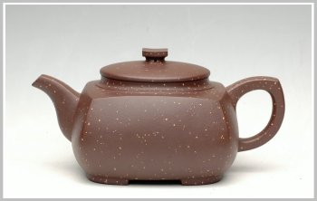 紫砂壶图片：紫泥砂方 - 宜兴紫砂壶网