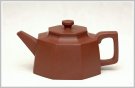 紫砂壶图片：全手工小八方 - 宜兴紫砂壶网