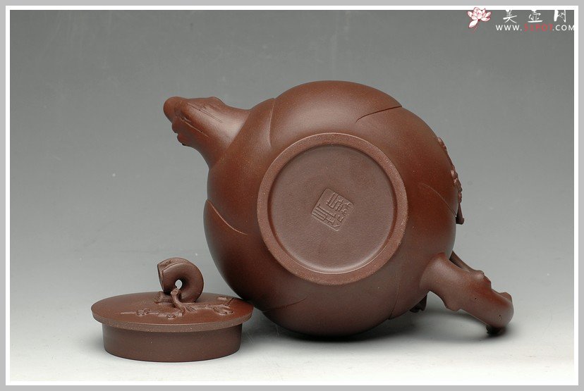 紫砂壶图片：徐建芳精品花货之含苞 - 宜兴紫砂壶网