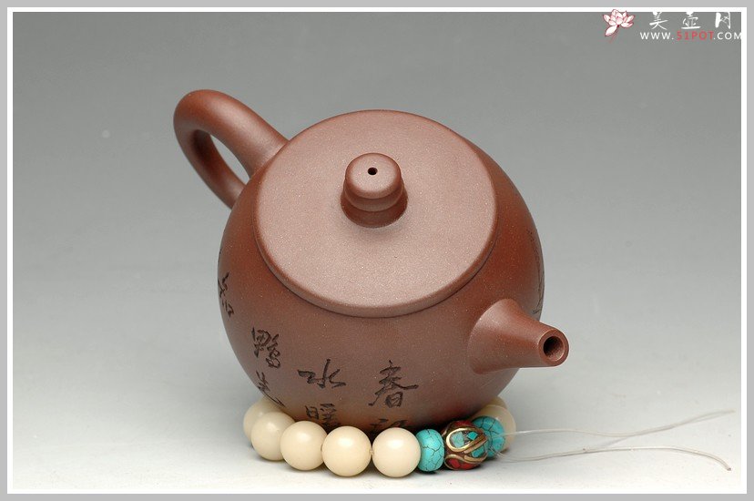 紫砂壶图片：春江水暖鸭先知      巨轮珠 - 宜兴紫砂壶网