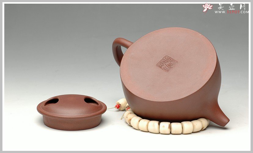 紫砂壶图片：全手敦厚牛盖莲子 - 宜兴紫砂壶网