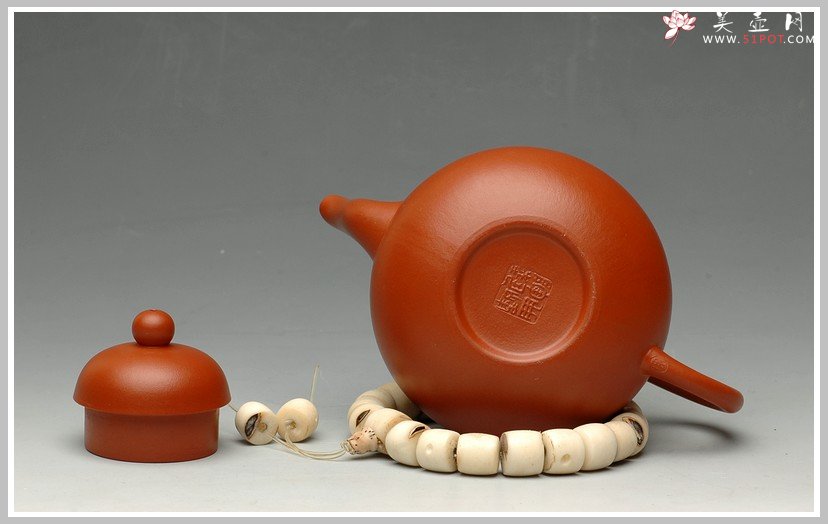 紫砂壶图片：朱泥小思亭 - 宜兴紫砂壶网