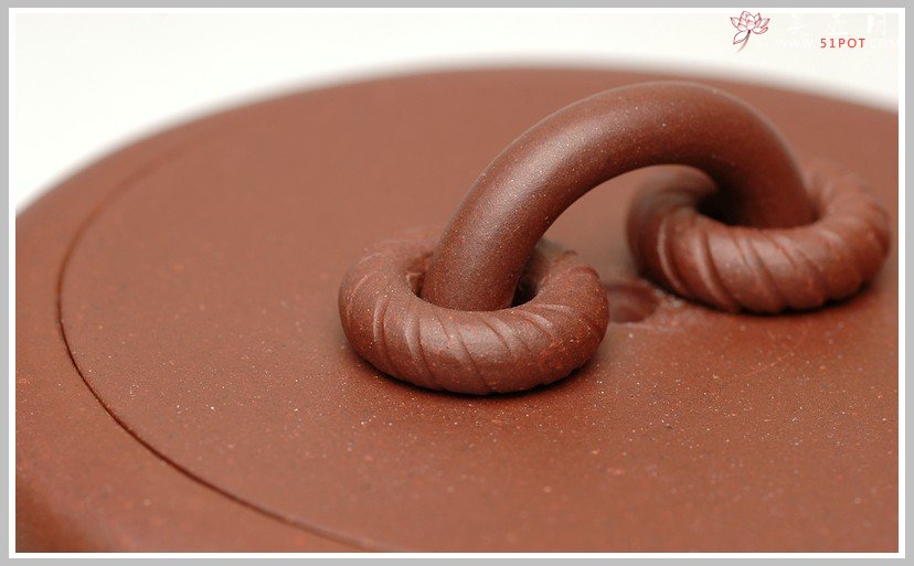 紫砂壶图片：全手剑流双圈 - 宜兴紫砂壶网