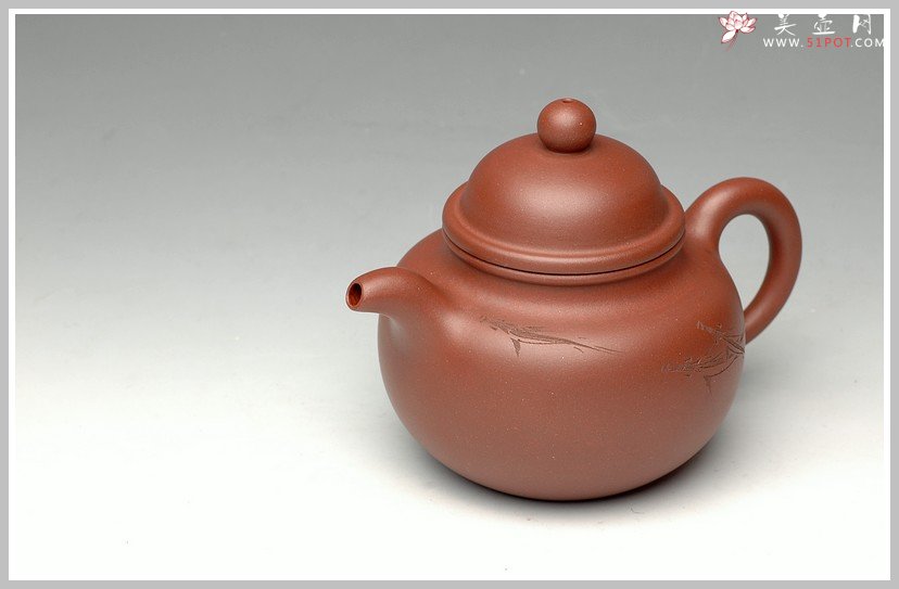 紫砂壶图片：鱼乐之掇球 - 宜兴紫砂壶网