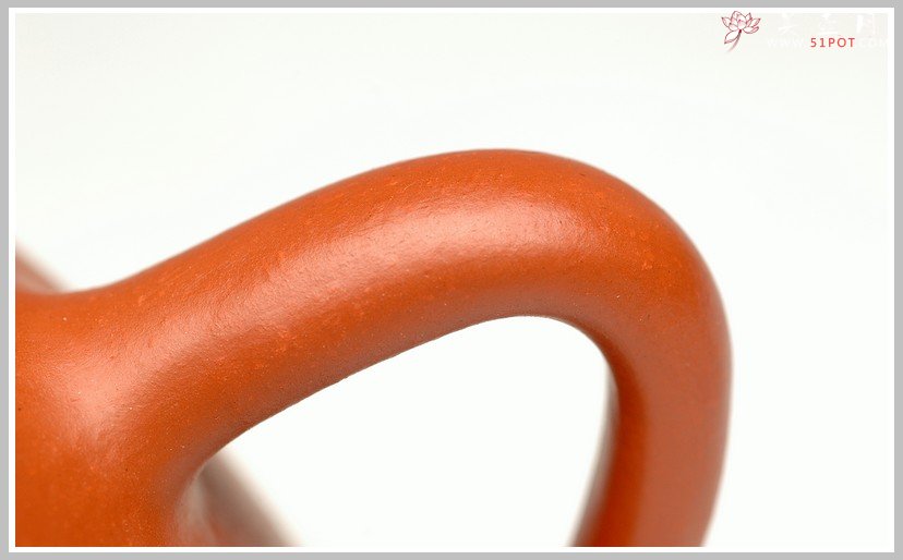 紫砂壶图片：全手朱泥小笠翁 - 宜兴紫砂壶网