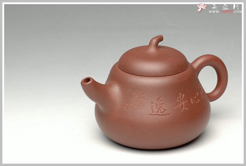 紫砂壶图片：自品之小葫芦 - 宜兴紫砂壶网