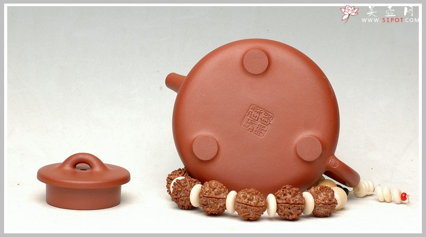 紫砂壶图片：自品之子冶石瓢 全手 - 宜兴紫砂壶网