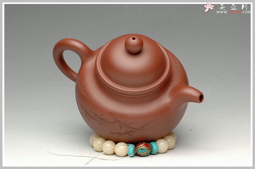 紫砂壶图片：鱼乐之掇球 - 宜兴紫砂壶网