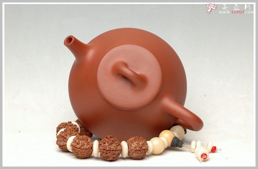 紫砂壶图片：自品之子冶石瓢 全手 - 宜兴紫砂壶网