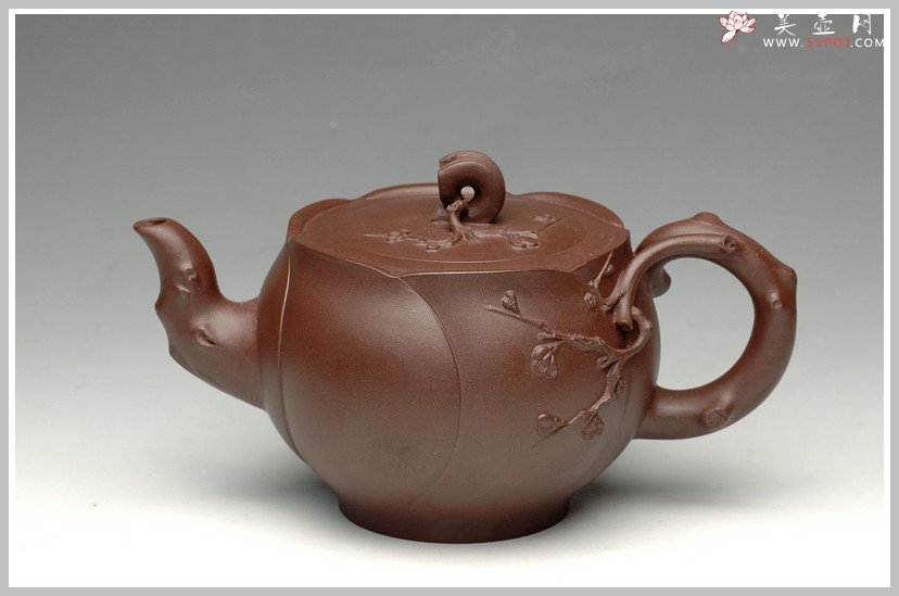 紫砂壶图片：徐建芳精品花货之含苞 - 宜兴紫砂壶网