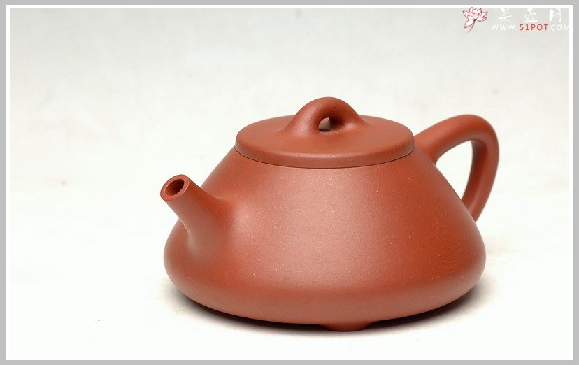 紫砂壶图片：自品之子冶石瓢 全手 - 宜兴紫砂壶网