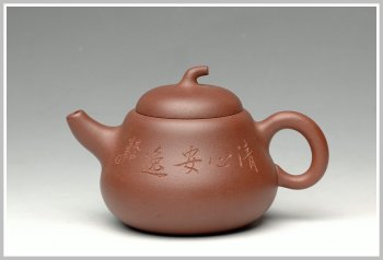 紫砂壶图片：自品之小葫芦 - 宜兴紫砂壶网