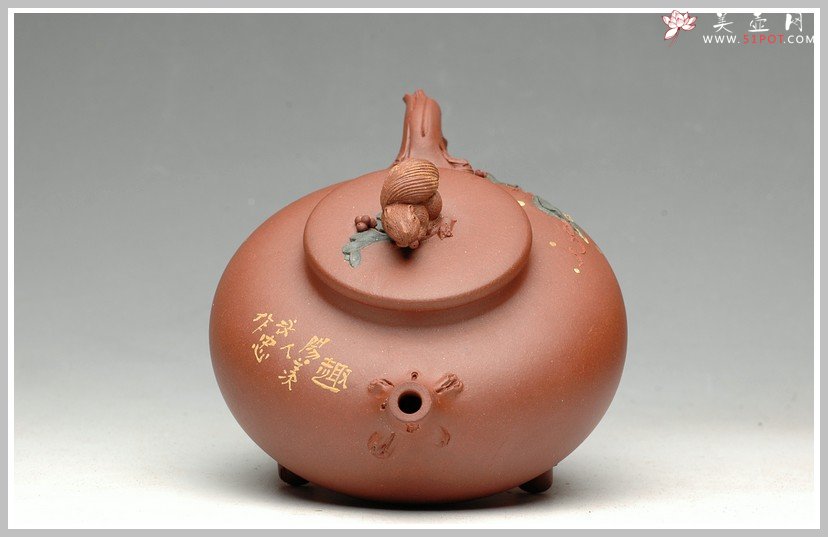 紫砂壶图片：自然之趣 翘嘴可人 甜趣 - 宜兴紫砂壶网