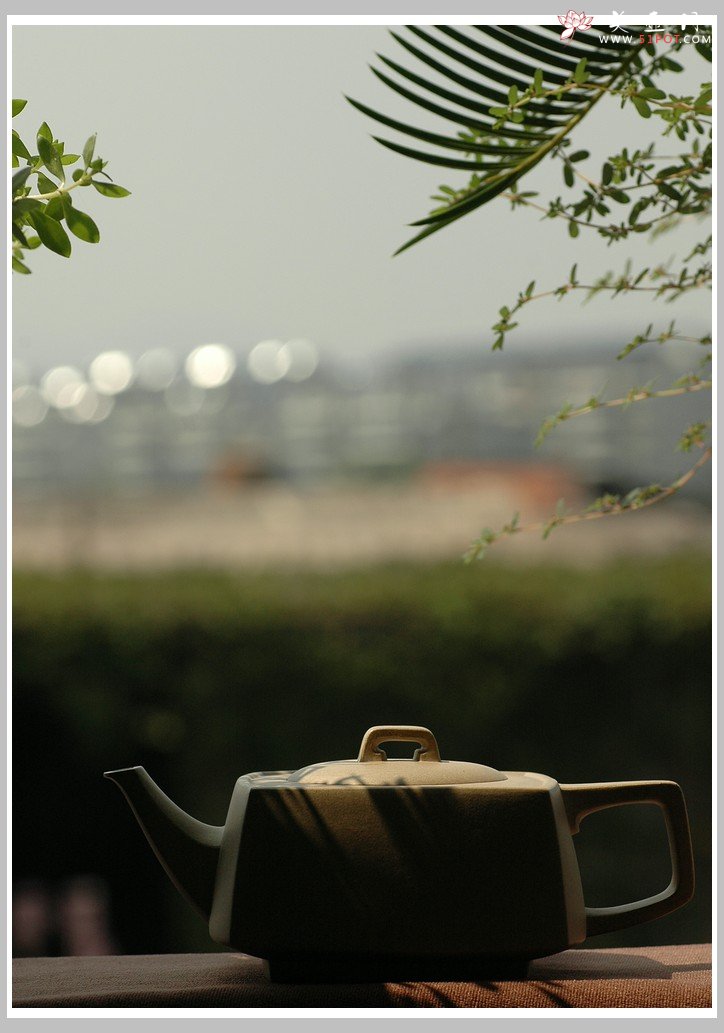 紫砂壶图片：优质本绿 全手精品砂四方 - 宜兴紫砂壶网