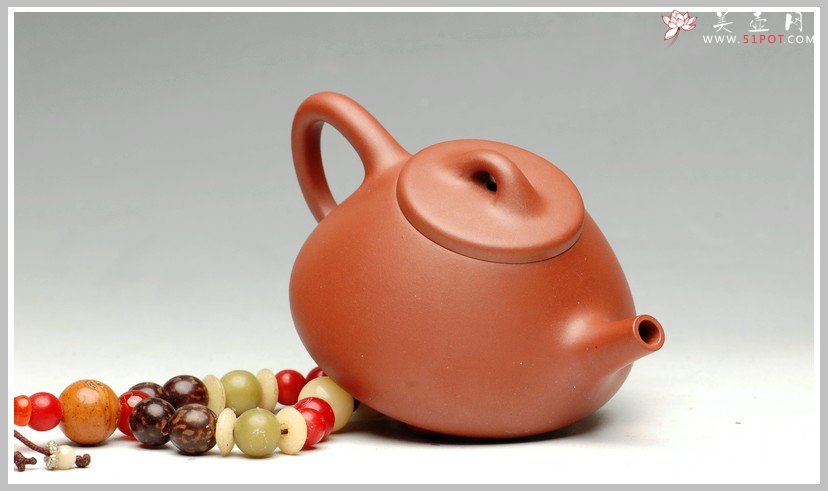 紫砂壶图片：功夫茶必备实用佳品 小子冶石瓢120cc - 宜兴紫砂壶网