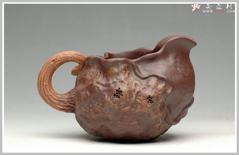 紫砂壶图片：刘景 新荷叶公道 - 宜兴紫砂壶网