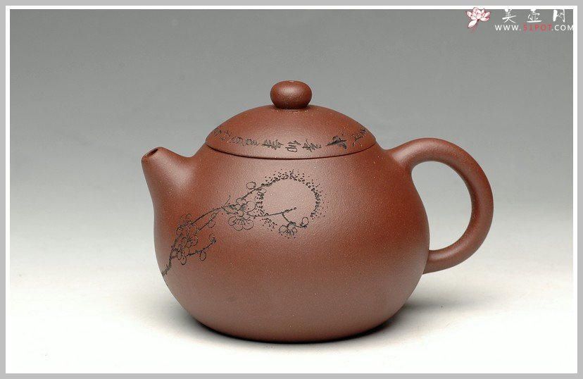 紫砂壶图片：饱满可人小文旦 - 宜兴紫砂壶网