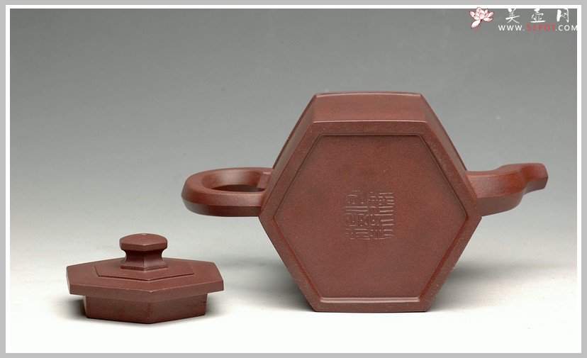 紫砂壶图片：实力之作 全手精品 石耕六方 - 宜兴紫砂壶网