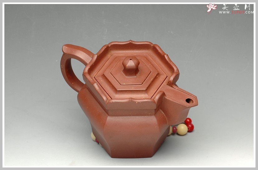 紫砂壶图片：精品 全手僧帽 - 宜兴紫砂壶网