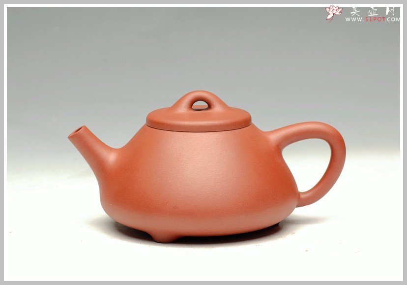 紫砂壶图片：功夫茶必备实用佳品 小子冶石瓢120cc - 宜兴紫砂壶网