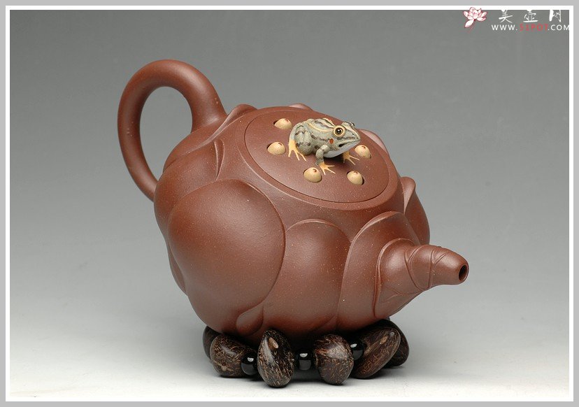 紫砂壶图片：紫泥莲子套壶 - 宜兴紫砂壶网