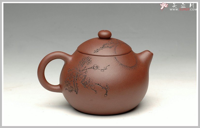 紫砂壶图片：饱满可人小文旦 - 宜兴紫砂壶网