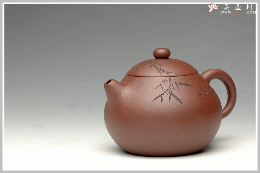 紫砂壶图片：饱满可人小文旦 - 宜兴紫砂壶网