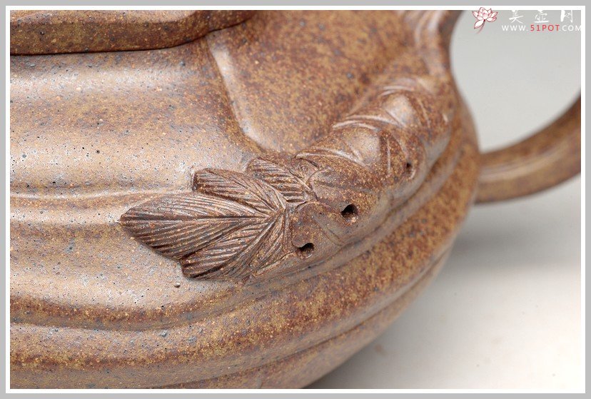 紫砂壶图片：窑变之美 风卷葵 - 宜兴紫砂壶网