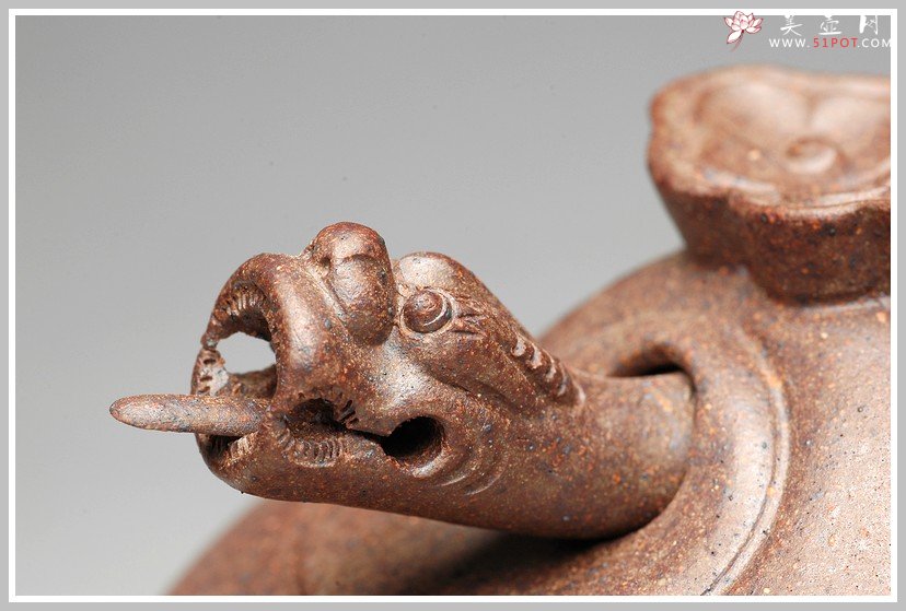 紫砂壶图片：窑变之美 鱼化龙 - 宜兴紫砂壶网