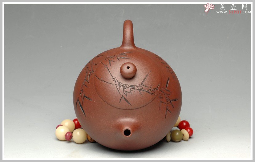 紫砂壶图片：饱满可人小文旦 - 宜兴紫砂壶网