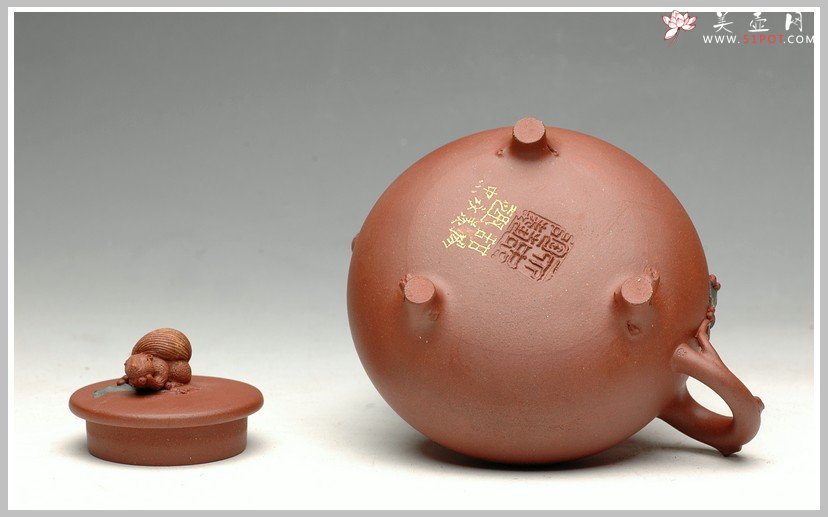 紫砂壶图片：自然之趣 翘嘴可人 甜趣 - 宜兴紫砂壶网