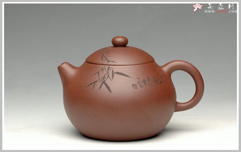 紫砂壶图片：饱满可人小文旦 - 宜兴紫砂壶网