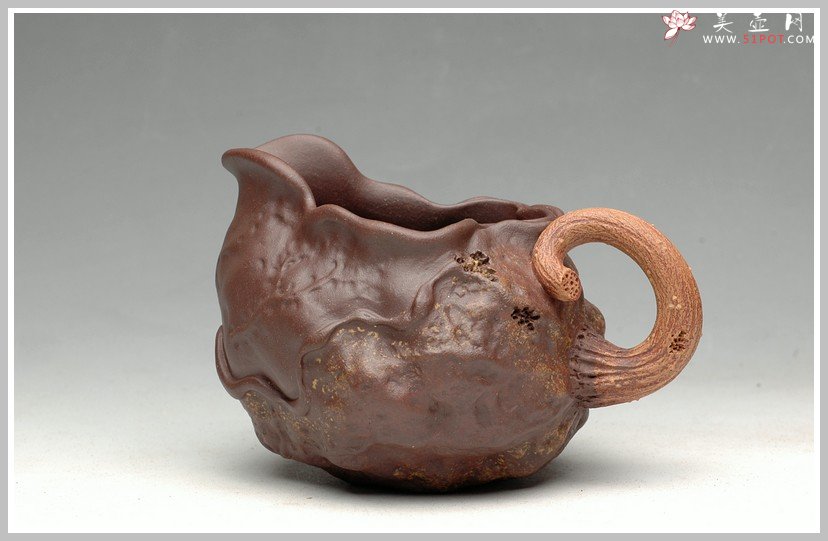 紫砂壶图片：刘景 新荷叶公道 - 宜兴紫砂壶网