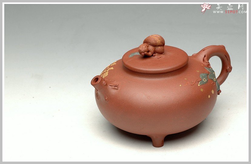 紫砂壶图片：自然之趣 翘嘴可人 甜趣 - 宜兴紫砂壶网