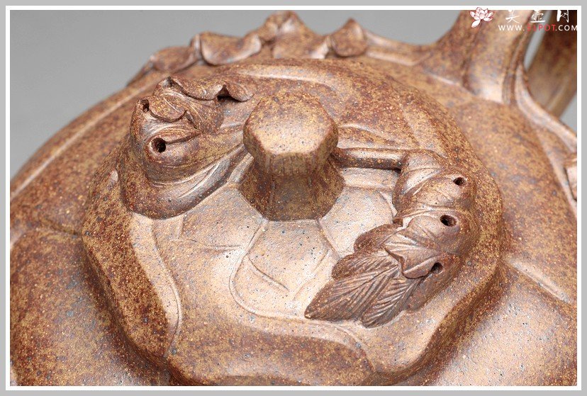 紫砂壶图片：窑变之美 风卷葵 - 宜兴紫砂壶网