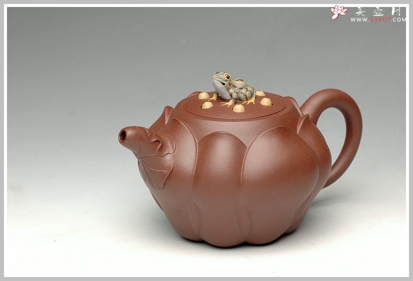 紫砂壶图片：紫泥莲子套壶 - 宜兴紫砂壶网