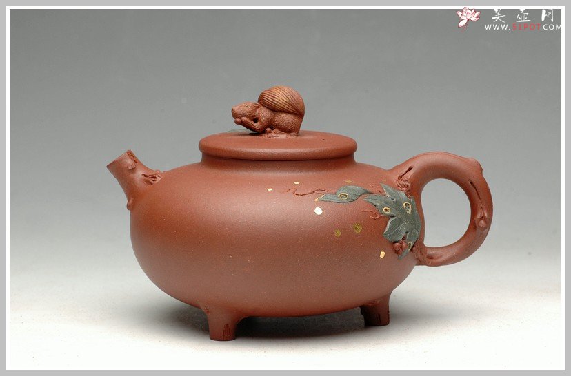 紫砂壶图片：自然之趣 翘嘴可人 甜趣 - 宜兴紫砂壶网