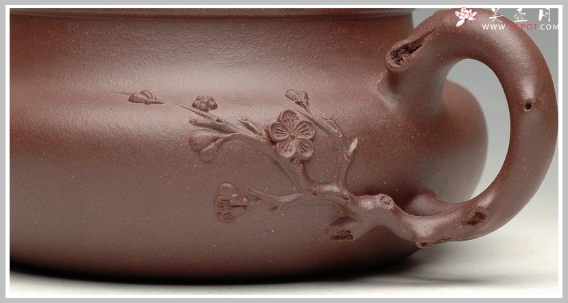 紫砂壶图片：优雅之作 紫泥清香 - 宜兴紫砂壶网